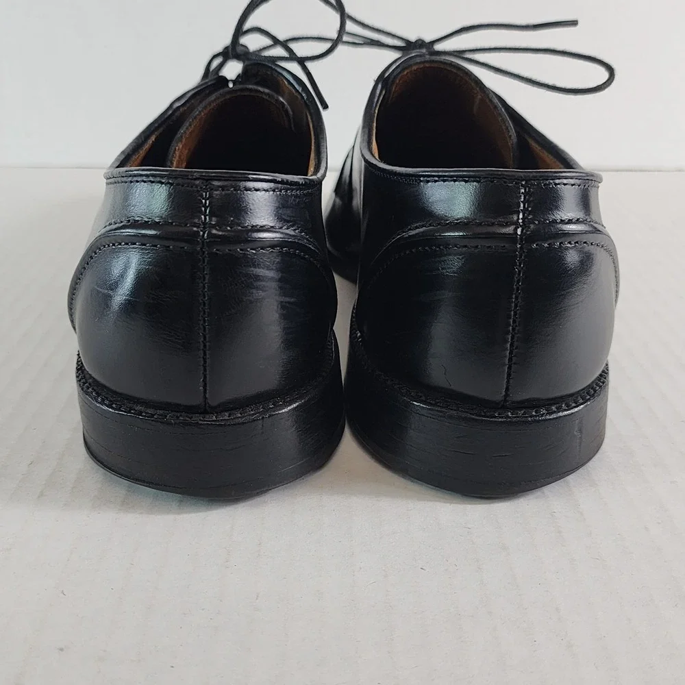 ALLEN EDMONDS Hancock 8404 Oxford Dress‎ Shoes Mens 10 Black Split Toe USA Made